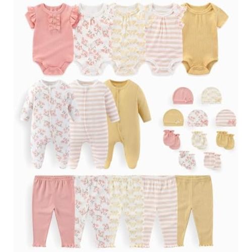 Unisex Baby Boy Girl Clohtes Pants Sets 23 pack Cotton Casual New born Clothing Comfort Infant Birthday Outfit