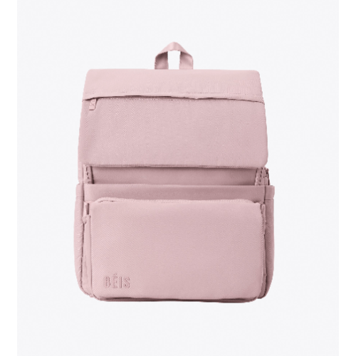 BÉIS 'The Ultimate Diaper Backpack' in Atlas Pink - Best Pink Backpack Diaper Bag