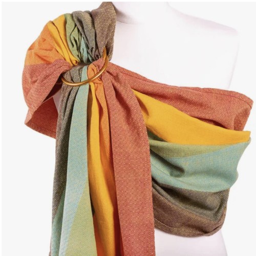 LÍLLÉbaby Rainbow Ring Sling Baby Wrap Carrier for Infants & Toddlers (8-30lbs)