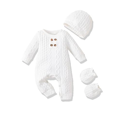 Yhnslsf Newborn Baby Boy Clothes Infant Baby Rompers Boy Cute Newborn Boy Outfits 3PCS Romper Jumpsuit For Baby Boys