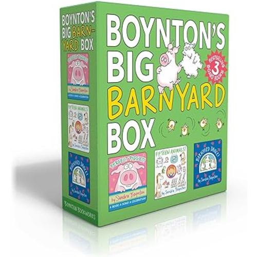 Boynton's Big Barnyard Box (Boxed Set): Perfect Piggies!; Fifteen Animals!; Barnyard Dance! (Boynton on Board)