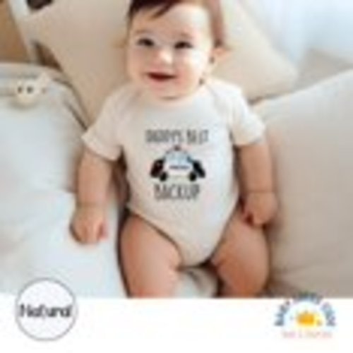 Police Dad Best Backup Baby Bodysuit, Baby Shower Gift, Baby Police Shirt, Police Tee, Police Daddy Shirt For Youth, Police Car Tee Cool Baby Clothing, BABY BODYSUIT LAT 4424
