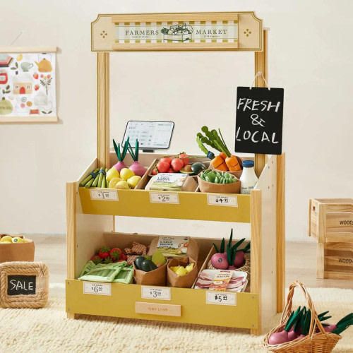 Tiny Land Kid's Grocery Store Playset
