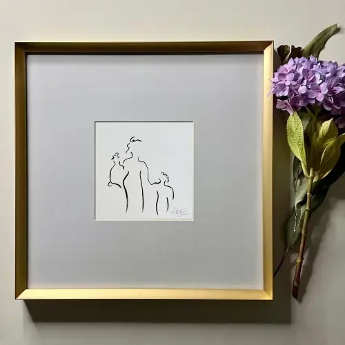 Mother of Two — Art By Meg B