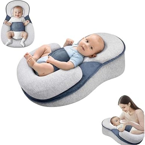 Baby Wedge Pillow for Newborn, Baby Feeding Support Pillow for Reducing Spit-Up