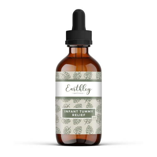 Earthley Wellness Infant Tummy Relief, for Gas Bloating and Upset Stomach, Safe for All Ages (2 Oz)