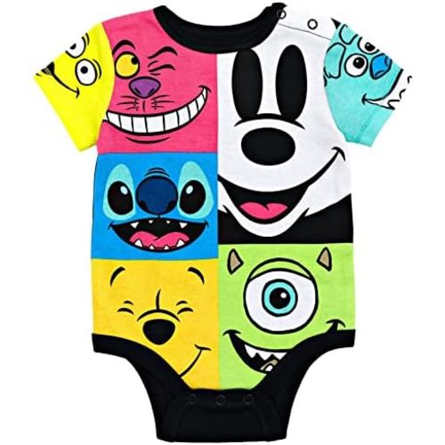 Disney D100 Mickey Mouse Finding Nemo Genie Simba Winnie The Pooh Bodysuit Newborn to Infant