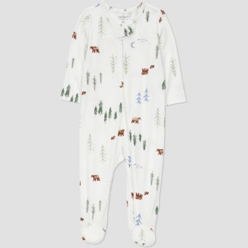 Carter's Just One You® Baby Boys' Forest Comfy Soft Sleep N' Play - Ivory Newborn