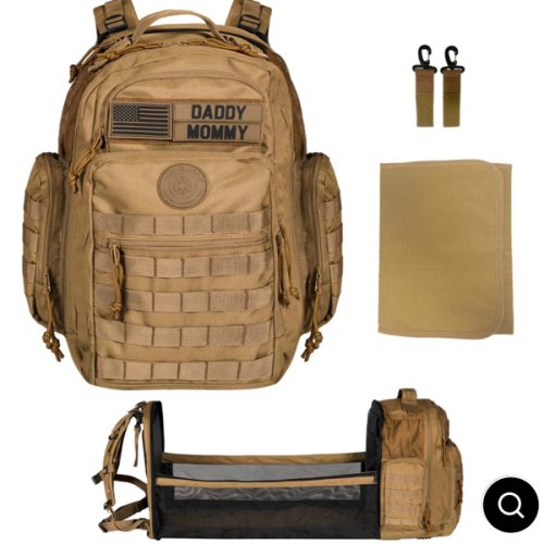 Phil & Jack Diaper Backpack 2.0 - Coyotte Brown