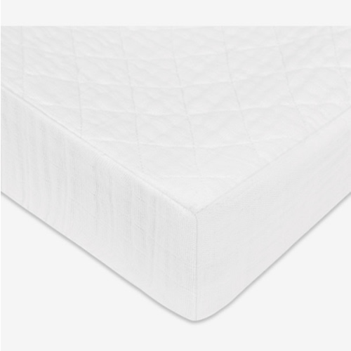 Babyletto Quilted Changing Pad Cover in GOTS Certified Organic Muslin Cotton