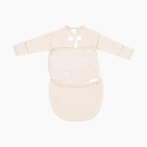 Embe Babies Long Sleeve Swaddle Sack - Cream, Newborn 6-14lbs