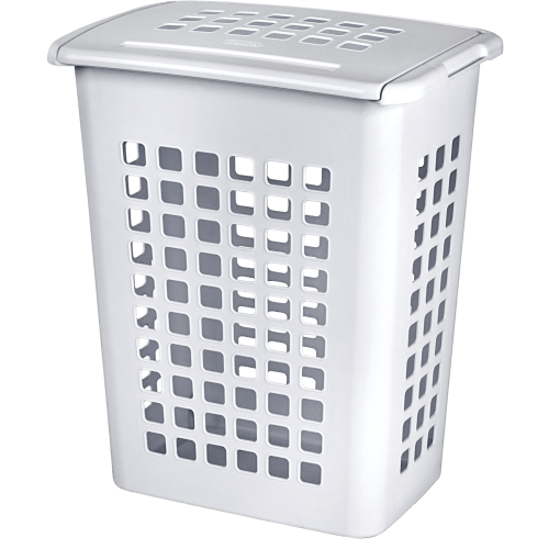 Sterilite Rectangular Laundry Hamper, 19.1 L x 13.75 W x 22.9-in H, 62 L Capacity