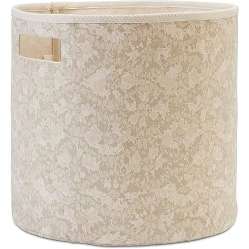 Crane Baby Willow 100% Cotton Storage Bin - Perfect for Nursery Organization, Handcrafted Design