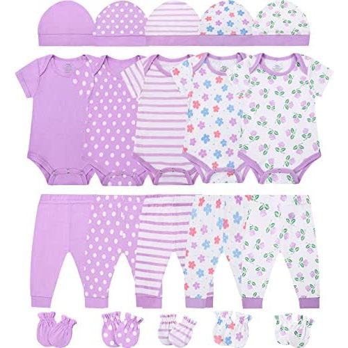 ABeCue Baby Boy Layette Essentials Set Newborn Girl Clothes Pack Infant Gift Sets 20-Piece