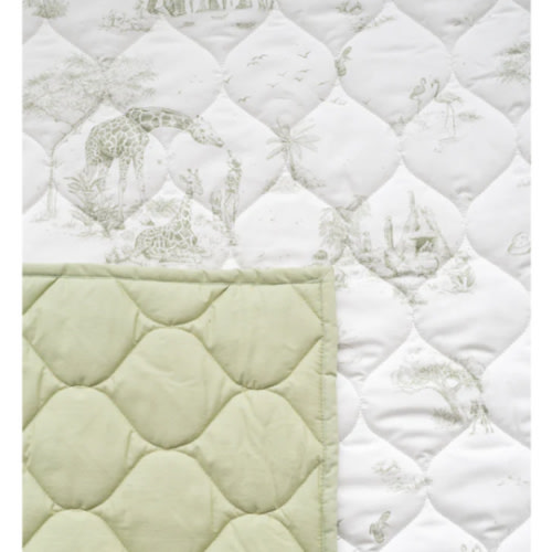 Safari Toile Quilted Playmat
