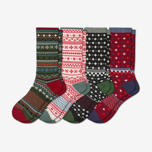 Men's Holiday Calf Sock 4-Pack
    
    
    
      – Bombas