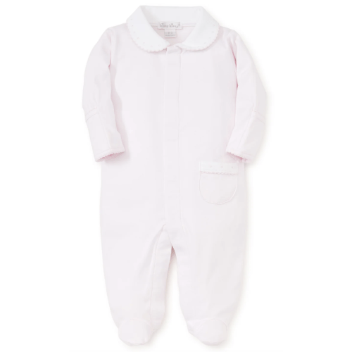 Pink Kissy New Beginnings Footie w/Collar 0-3 Months