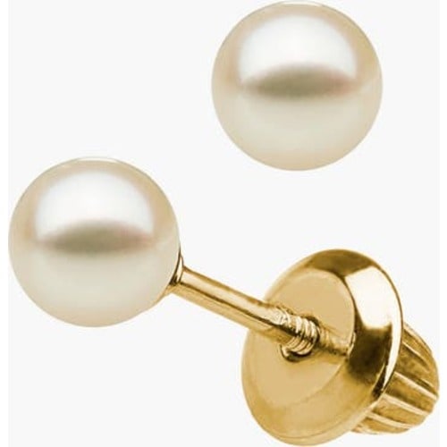 14k Gold & Pearl Earrings