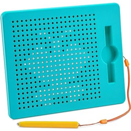 AYNAT FUN Magnetic Drawing Board for Kids & Toddlers with Beads and Magnet Stylus Pen - Magnetic Tablet Toy for Airplane & Car Ride Activities for Kids