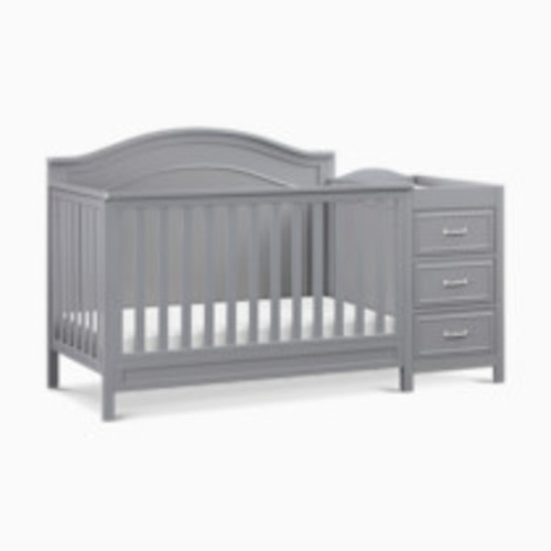daVinci Charlie 4-in-1 Convertible Crib and Changer Combo - Grey