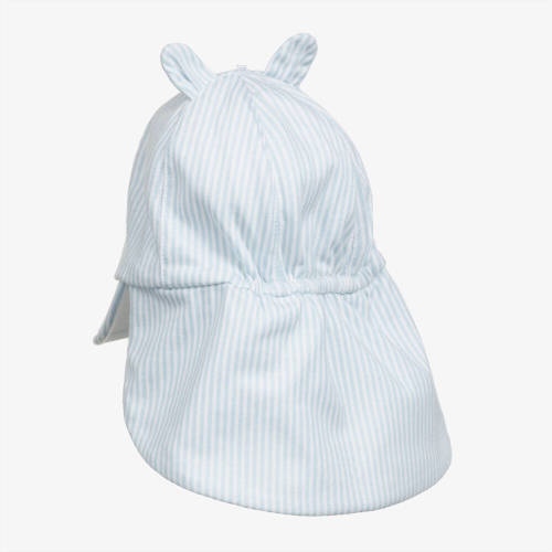 Emile et Rose - Baby Boys Blue Striped Cotton Sun Hat | Childrensalon