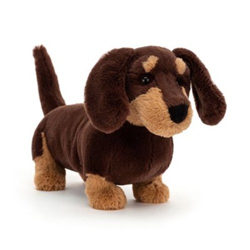 Jellycat Otto Sausage Dog 5.9" Plush Toy - Ultra Soft Stuffed Animal, Easter Gift