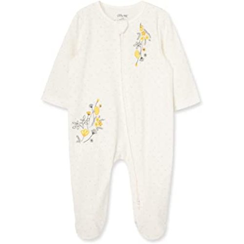 Little Me Clothes for Baby Girls' 100% Cotton Scratch-Free Tag Footie Sleeper, Preemie to 9 Months