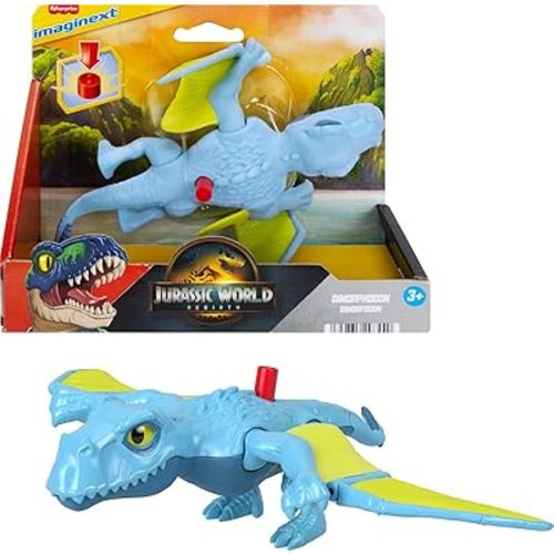 Fisher-Price Imaginext Jurassic World Dinosaur Action Figure Dimorphodon, Approx 7.5-inch