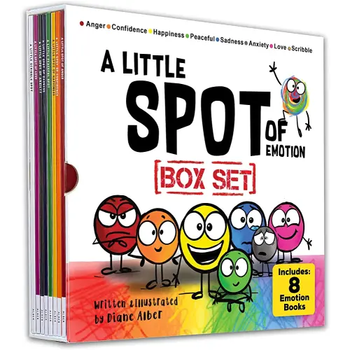 A Little SPOT of Emotion 8 Book Box Set (Books 1-8: Anger, Anxiety, Peaceful, Happiness, Sadness, Confidence, Love, & Scribble Emotion)
