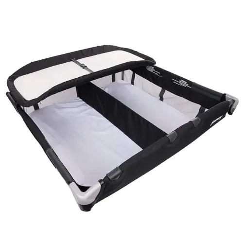 Joovy Room Twin Nursery Center with Bassinet, -Playard Sold Separately, 1 Count (Pack of 1)