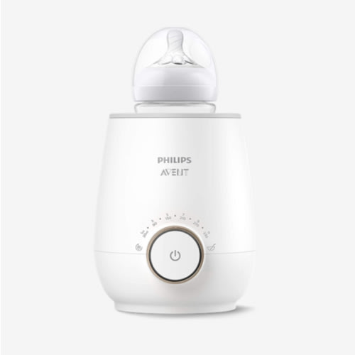 Philips Avent Premium Fast Bottle Warmer, with Smart Temperature Control, Water Bath Technology, Automatic Shut-Off, Model SCF358