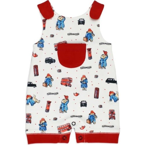 x Paddington Bear™ Sleeveless Organic Cotton Romper, 0-3m (7-12 lbs)