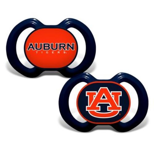 BabyFanatic Officially Licensed Unisex Pacifier 2-Pack - NCAA Auburn Tigers