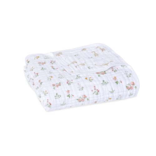Country Floral Essentials Cotton Blanket | aden + anais