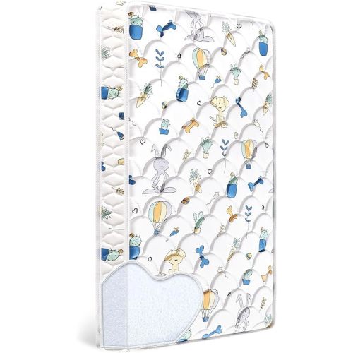 Premium 5" Crib Mattress and Toddler Mattress, Dual-Sided and Firm, Hypoallergenic Crib Mattress, Fits Standard Full-Size Crib and Toddler Bed