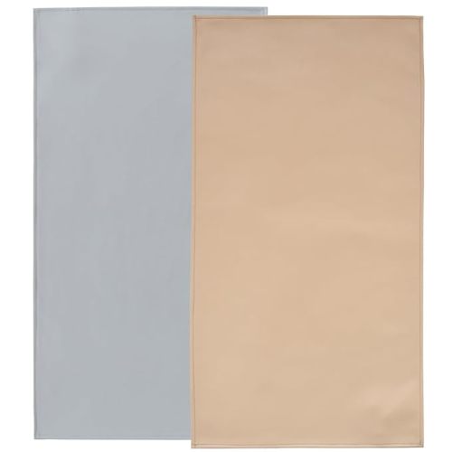 Owlowla Baby Diaper Changing Pad Portable Changing Mat Travel Changing Pad Liner for Baby and Small Toddler(Beige&Gray)