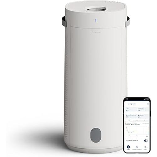 BLUEAIR 2-in-1 Purify + Humidify: Air Purifier and Humidifier with HEPASilent™ and 360° InvisibleMist™ Technology, Top Pour - covers 1,726 sqft in 60 minutes - Perfectly balanced air, one product