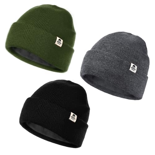 FURTALK Baby Beanie Fleece Lined Toddler Winter Hat Boys Girls Knit Warm Beanies Kids Ski Hats for 0-8 Years
