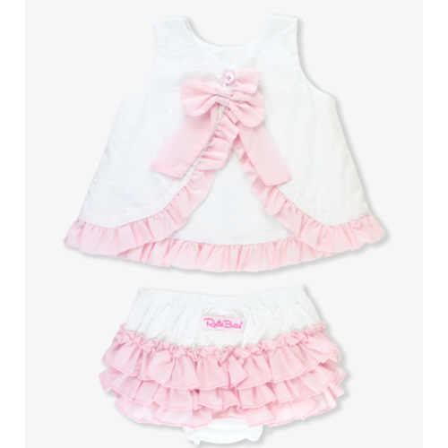 Swiss Dot Swing Top and Bloomer Set | RuffleButts & RuggedButts