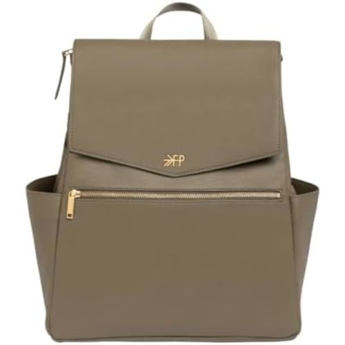 Leather Diaper Bag Backpack, Large Capacity with Insulated Pockets | Freshly Picked