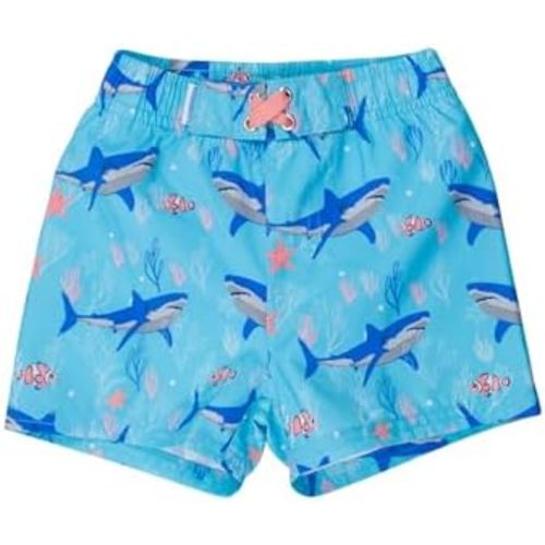 RUGGEDBUTTS Boys UPF50+ Sun Protection Animal Swim Trunks