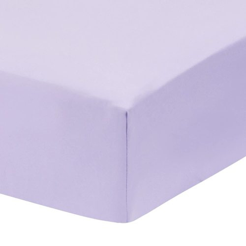 Everyday Kids Fitted Crib Sheet - Lavender