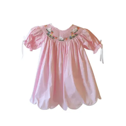 Spring Smocked Bow Dress