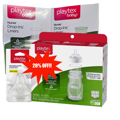 Playtex Baby Bundle: Ultimate Feeding Essentials Kit