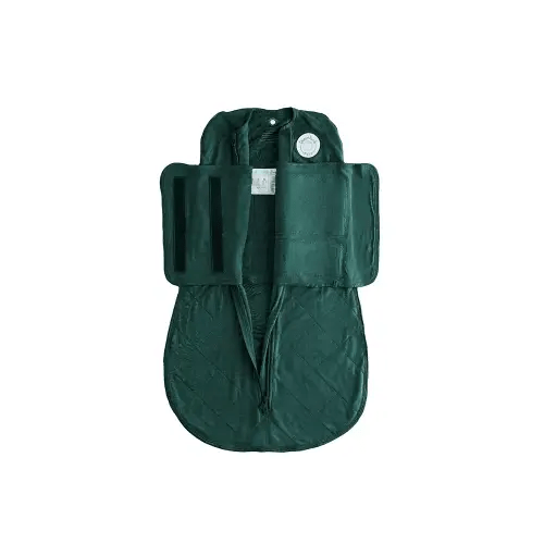 Dreamland Baby Bamboo Viscose Swaddle Blanket (0-6 Months). 1.0 TOG Ultra Soft Swaddle Blanket w/Built in Band. 97% Viscose, 3% Spandex (Forest). Mom-Owned US Business, Premium Materials