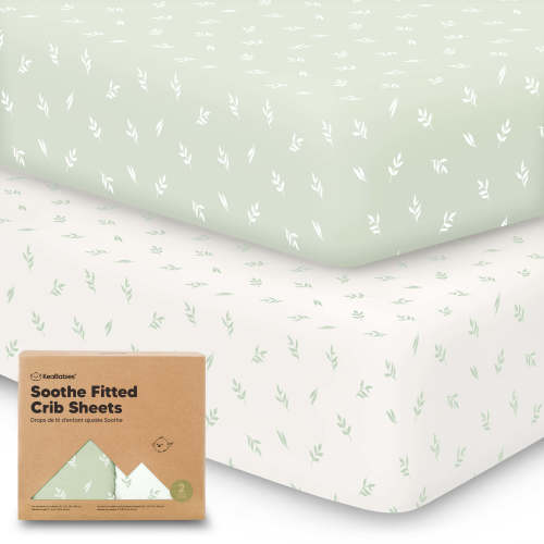 Soothe Fitted Crib Sheet (Herb)