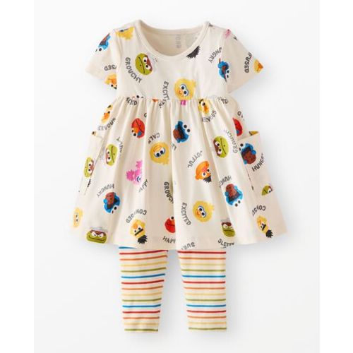 Sesame Street Dress & Leggings Set