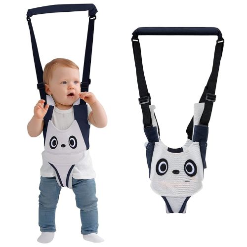 Baby Walking Harness - Handheld Kids Walker Helper - Toddler Infant Walker Harness Assistant Belt - Help Baby Walk - Child Learning Walk Support Assist Trainer Tool - for 7-24 Month Old (Panda)
