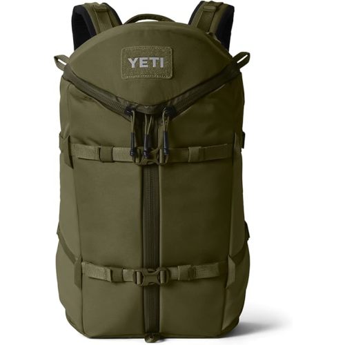 YETI Ranchero Backpack 22L, All-Day Utility Pack, Structured and Durable, Olive