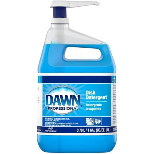 Professional Liquid Dish Detergent With Pump, 128 oz